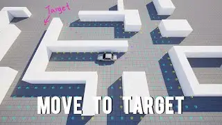 Unreal Engine AI Vehicle Tutorial 6: Advanced Move To Target Location