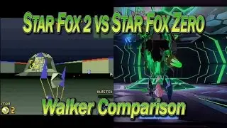 Star Fox Zero VS Star Fox 2: Walker Transformation Comparison