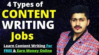✅4 Content Writing JOBS Types|What is freelance content Writer kaise bane|Course, examples, tool,seo