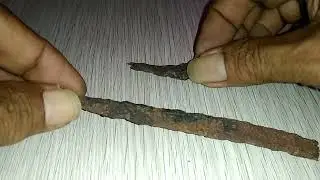 DISIMAK . . ! INILAH BATU RANKIJANG / METEOR BERBENTUK GOLOK UNTUK BAHAN BUAT KERIS ASLI