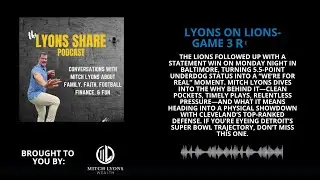 Lyons on Lions - game 3 '25