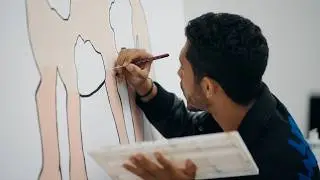 Gianni Acra: Beginning the Horse Painting | Studio Session Process