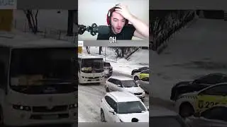Driver rear-ends car twice!