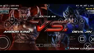 ARMOR KING VS DEVIL JIN FIGHT TEKKEN 6 