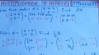 MATRIX MULTIPLICATION 2026 || HOW TO MULTIPLY MATRICES STEP BY STEP