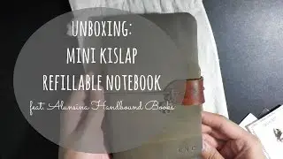 Unboxing: Mini Kislap refillable notebook || ep. 22