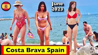 Beach Walk Spain, Summer Vibes, Costa Brava June 2023