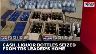 Munugode Bypolls | Local TRS Leader's House Raided, Cash And Liquor Bottles Seized | English News