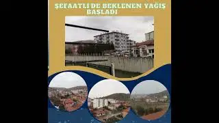 Şefaatli'de ve k&ouml;ylerin'de beklenen yağış başladı