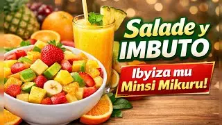 Salad y'imbuto nziza kurusha soda!!mubihe by'iminsi mikuru✨✨ hehe n'indwara🤔