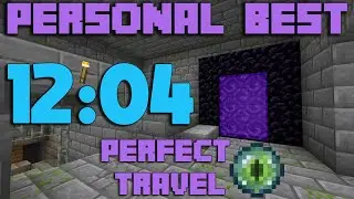Minecraft 1.16 RSG In 12:04 (PERSONAL BEST) Fastest Perfect Travel Run