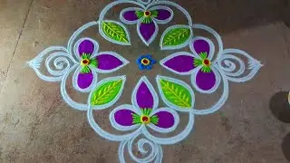 Easy simple padi kolam designs5*1maasi madham rangolikolam pandaga design muggulu#kanishcreatives