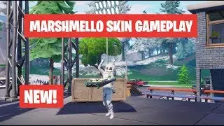 Marshmello Skin Gameplay With Mello Rider Glider Fortnite Battle Royale