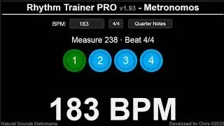 Metronome 183 BPM
