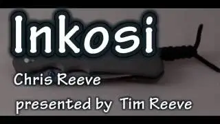The Inkosi is demonstrated by Tim Reeve showing large washers and ceramic detent.