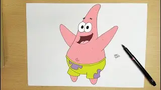 How to draw Patrick Star || Easy drawing || SpongeBob SquarePants