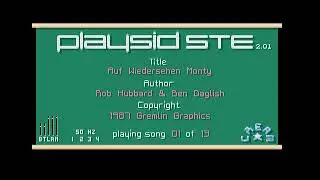 ATARI STE PLAYSID STE SID PLAYER TOS 2 06 VS PLAYSID ST COMP
