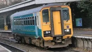 ATW 153353 Departs Cardiff Queen Street For Cardiff Bay