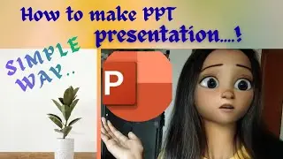 How to make PPT presentation with pictures in laptop in simple way..!