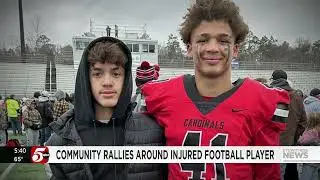 Спортсмен из Аннандейла восстанавливается после серьезной травмы ноги при поддержке сообщества