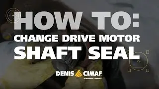 How to Change the Drive Motor Shaft Seal on Your Denis Cimaf Mulching Head