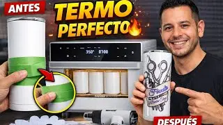 C&oacute;mo Sublimar Termos en Horno OMPERIO con Resultados PERFECTOS 😱 | M&eacute;todo con Tape