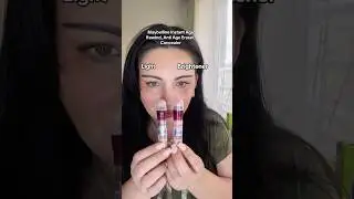 Maybelline Instant Age Rewind:Brightener vs Light Concealer #youtubeshorts   #beautyshorts