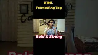 Bold & Strong Tag In HTML @aptinstitute #tricks