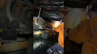 Roof Bolting in Coal mining #miningexam #miningindustry #viral #coalmining #trending #shorts #yt