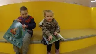 A day with the kids to the Library ABC Song family fun!