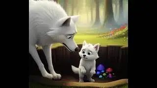 Calm Bedtime Story for Kids | The White Wolf and the Gentle Child