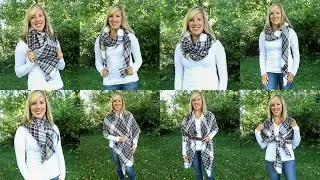 How to Style a Blanket Scarf | How to Wear your Blanket Scarf | Style Video