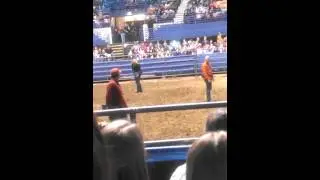 Funny game from Beckley Zebra Bull riding event