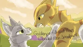 Goldenpelt and Wolfthorn | Clouded Moon Speedpaint