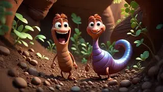 Wiggly Worm in the Dirt | Nature Song for Kids | Fun Learning Nursery Rhymes