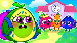 First Day of School 🤩 Back to School Story || Kids Cartoon by Pit & Penny Stories🥑✨