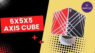 5x5x5 Axis Cube | Axis Cube | Twisty Puzzle | Mod puzzle | 3d Printed Rubik's Cube