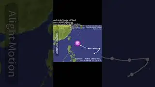 Typhoon Joan (1959) | Best Track Animation | #typhoon #tropical