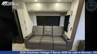 Remarkable 2026 Dutchmen Voltage V-Series Toy Hauler RV For Sale in Norman, OK | RVUSA.com