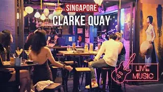 【4K】Singapore | Clarke Quay (Night life is back!) | April 2022