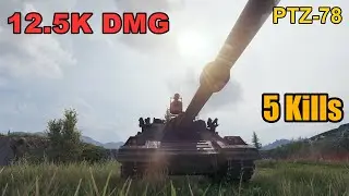 PTZ-78 - 12.5K Damage - 5 Kills - Map: Outpost - Player: Xpect2Die - Server: EU | World of Tanks