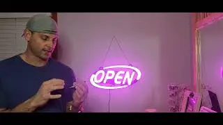 Review of AMEVRGTHS Neon Open Sign for Business Open Neon Light, 16 LED Color Combos