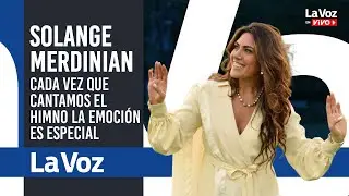 SOLANGE MERDINIAN: La cantante CORDOBESA que CANTAR&Aacute; EL HIMNO antes del partido de la SCALONETA