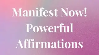 Reprogram Your Mind for Manifestation: Guided Affirmation Meditation