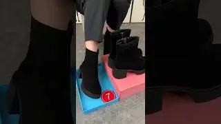 Round-Toe ankle boots for ladies unboxing classic new winter design 