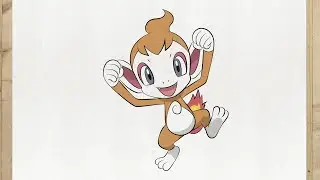 How to Draw CHIMCHAR 🔥 | Pokemon Diamond/Pearl | Fire Type Tutorial