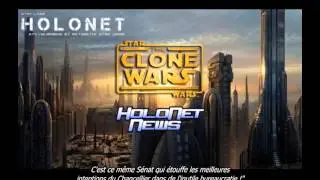 Star Wars: The Clone Wars - HoloNet News #3 : Opinions Favorables au Chancelier Palpatine en Chute