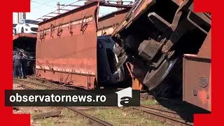 Mecanicul trenului implicat în accidentul din Roşiori ar fi mers cu viteză de şapte ori mai mare