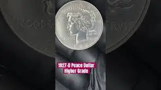 Stunning Details on This Rare 1927-D Peace Dollar!