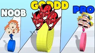 NOOB vs PRO vs GOD in Layers Roll